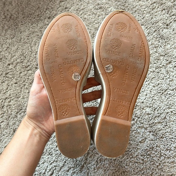 Vince Camuto Women’s Korista Suede Platform Wedge Sandals - Picture 7 of 8